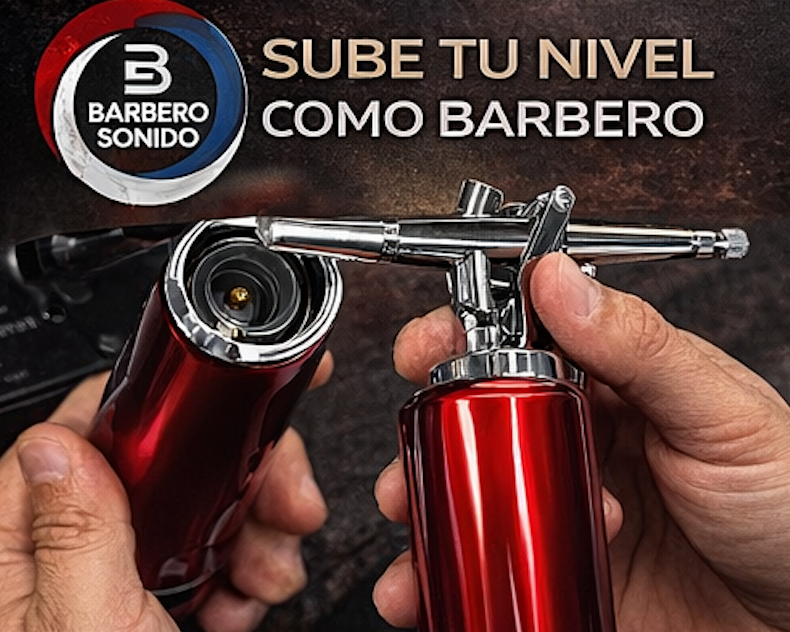 Kit Airbrush Barbero Sonido