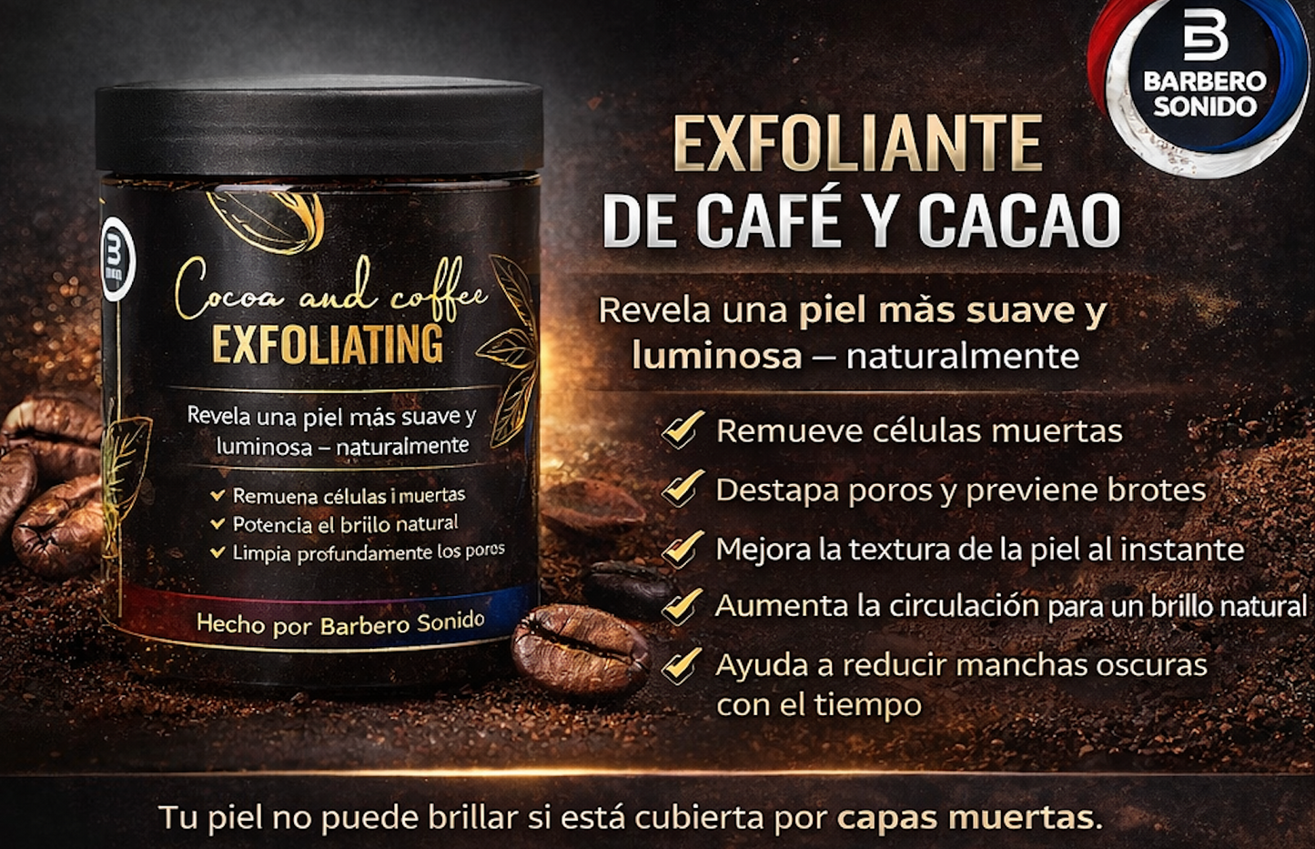 Exfoliante de Café y Cacao