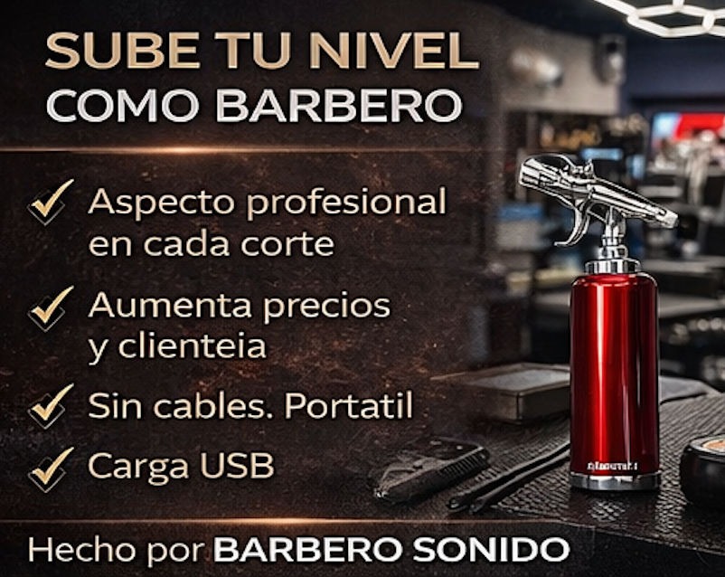 Kit Airbrush Barbero Sonido